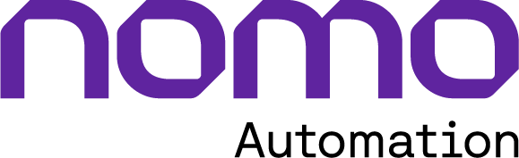 Nomo official logo in purple colour